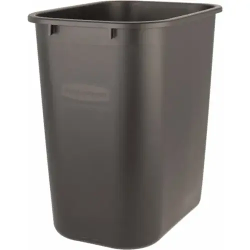 28 Qt Black Rectangle Trash Can 28 Qt Black Rectangle Trash Can