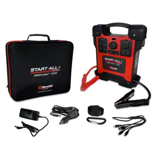 START-ALL Jump Starter 10000A/5000A 166500 Joules 12V/24V Lithium-Ion START-ALL Jump Starter 10000A/5000A 166500 Joules 12V/24V Lithium-Ion