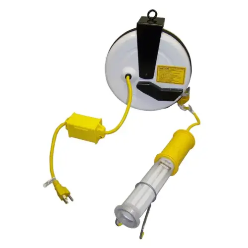 STUBBY II W/O ENDLIGHT 1000 LUMENS ON 40 ft AUTO REEL, 18/2 SJTOWA YLW FIX STUBBY II W/O ENDLIGHT 1000 LUMENS ON 40 ft AUTO REEL, 18/2 SJTOWA YLW FIX