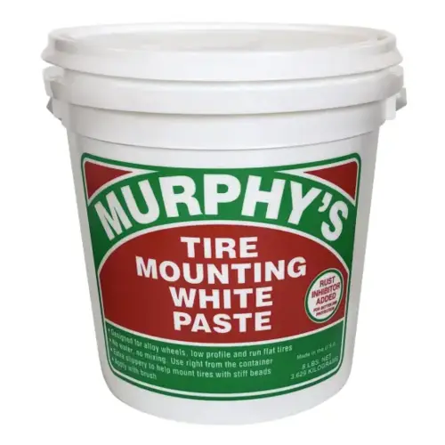 Murphy's Tire Mounting White Paste with Rust Inhibitor 8lb Tall Pail Murphy's Tire Mounting White Paste with Rust Inhibitor 8lb Tall Pail