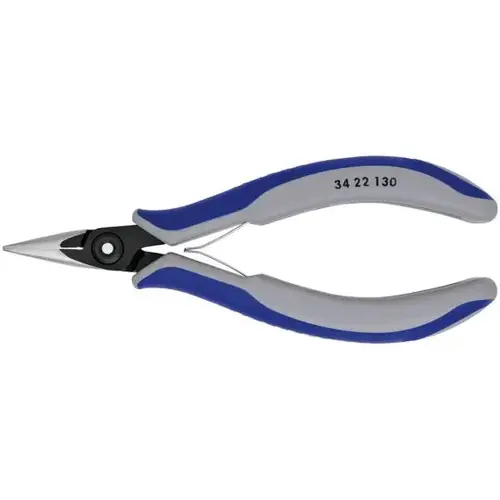 Electronics Pliers-Half Round Tips, 5.25", Comfort Grip Electronics Pliers-Half Round Tips, 5.25", Comfort Grip