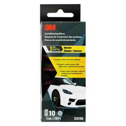3M Conditioning Abrasive Disc, 2 in, Medium Grit, 10 Disc/Pack, 24 Pack/Case 3M Conditioning Abrasive Disc, 2 in, Medium Grit, 10 Disc/Pack, 24 Pack/Case