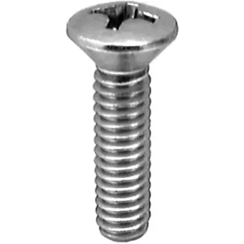 PHILLIPS OVAL MACHINE SCREW 10-24 X 3/4 CHROME PHILLIPS OVAL MACHINE SCREW 10-24 X 3/4 CHROME