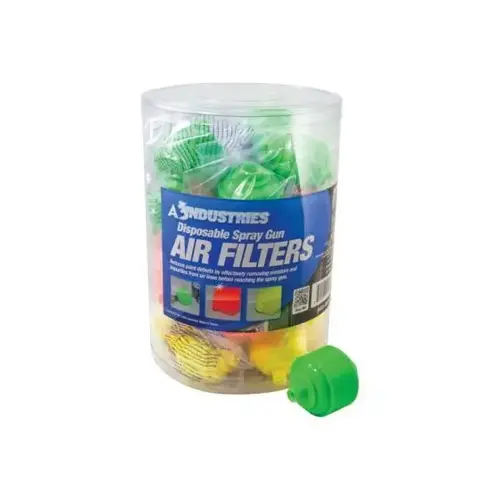 323-25 Disposable Spray Gun Air Filter, 1/4 in MNPT Inlet, 1/4 in FNPT Outlet Port, 125 psi 323-25 Disposable Spray Gun Air Filter, 1/4 in MNPT Inlet, 1/4 in FNPT Outlet Port, 125 psi