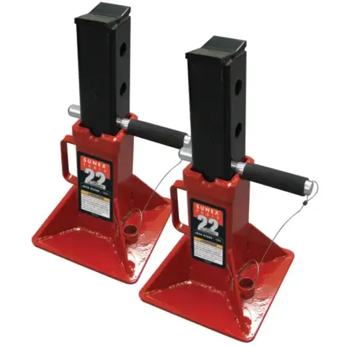 22-Ton Pin Type Jack Stands (Pair) 22-Ton Pin Type Jack Stands (Pair)