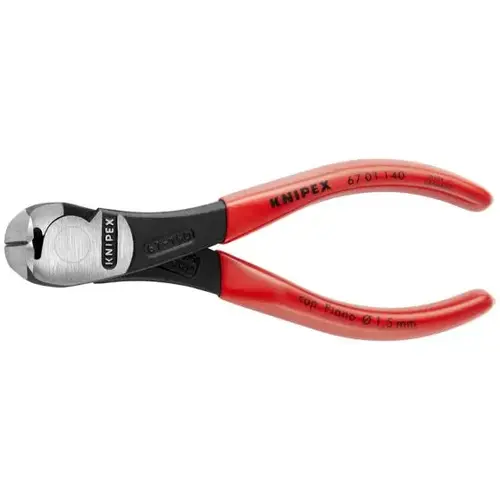 High Leverage End Cutting Nippers, 5.5", Plastic, Polished High Leverage End Cutting Nippers, 5.5", Plastic, Polished