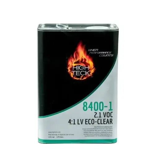 High Teck 8400-1 Eco Clear 4:1, 2.1 VOC, High Gloss, Flexible, Gallon High Teck 8400-1 Eco Clear 4:1, 2.1 VOC, High Gloss, Flexible, Gallon