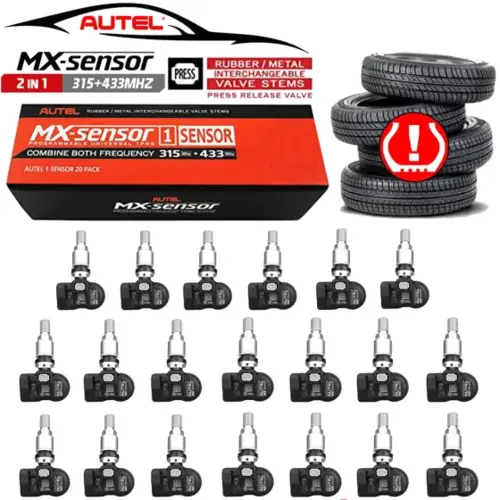 1-Sensor - Bulk of (20) Individually Bagged with Metal Press-in Valve : Bulk Box 1-Sensor - Bulk of (20) Individually Bagged with Metal Press-in Valve : Bulk Box