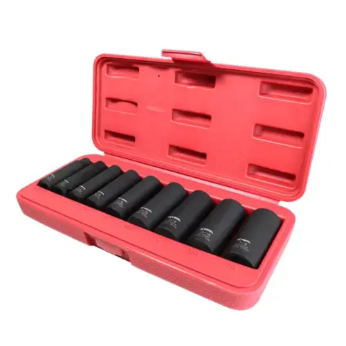 Socket Set Impact SAE 6 pt. Deep 1/2 in. Dr 12 Pieces Socket Set Impact SAE 6 pt. Deep 1/2 in. Dr 12 Pieces