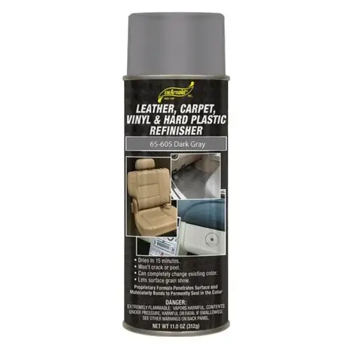 AERO REFIN DK GRAY Leather,Vinyl,Carpet Refinisher AERO REFIN DK GRAY Leather,Vinyl,Carpet Refinisher