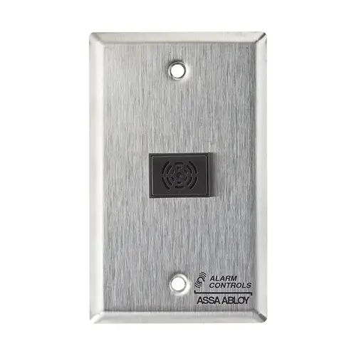 Pulsing/Steady Sounder, 80dB, 12/24VAC/DC, Single Gang Pulsing/Steady Sounder, 80dB, 12/24VAC/DC, Single Gang