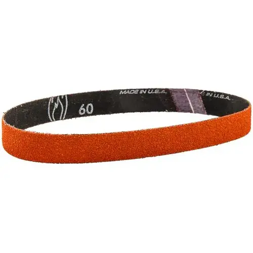 1/2 x 24 In. Blaze Cloth File Belt 120 Grit R980P Premium Ceramic Alumina 1/2 x 24 In. Blaze Cloth File Belt 120 Grit R980P Premium Ceramic Alumina