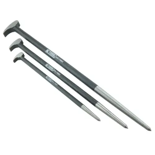 3 Piece Roll Head Ladyfoot Pry Bar Set 3 Piece Roll Head Ladyfoot Pry Bar Set
