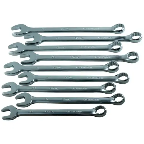 Wrench Set 9 Piece Combination Hi Polish Metric Wrench Set 9 Piece Combination Hi Polish Metric