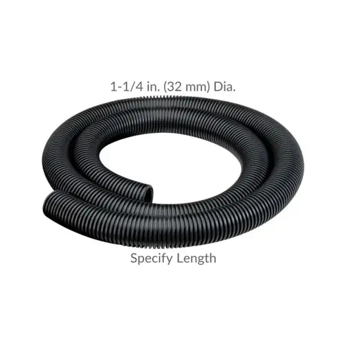 1-1/4" BLACK STATIC CONDUCTIVE HOSE 1-1/4" BLACK STATIC CONDUCTIVE HOSE