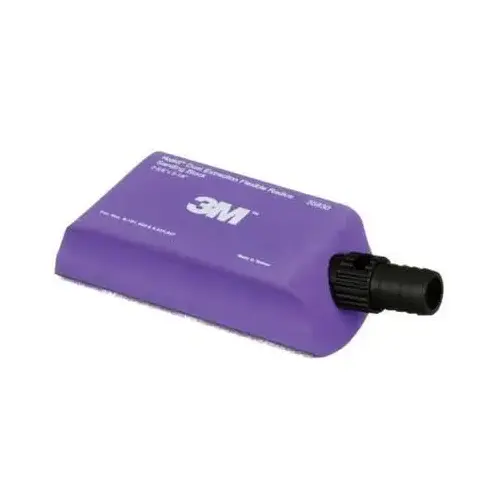 3M Dust Extraction Flexible Radius Sanding Block 35830, 133 mm x 66 mm, 24/Case 3M Dust Extraction Flexible Radius Sanding Block 35830, 133 mm x 66 mm, 24/Case
