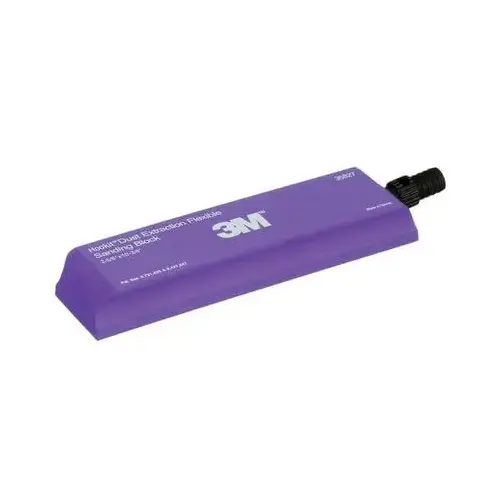 3M Dust Extraction Flexible Sanding Block 35827, 273 mm x 67 mm, 12/Case 3M Dust Extraction Flexible Sanding Block 35827, 273 mm x 67 mm, 12/Case