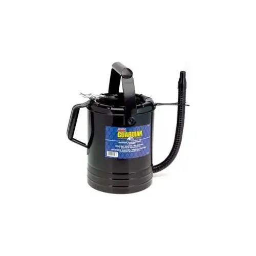 Lincoln Industrial G524 Flexible Spout Measuring Can, Black, 4 Qts, 6.5 In. Dia. Lincoln Industrial G524 Flexible Spout Measuring Can, Black, 4 Qts, 6.5 In. Dia.
