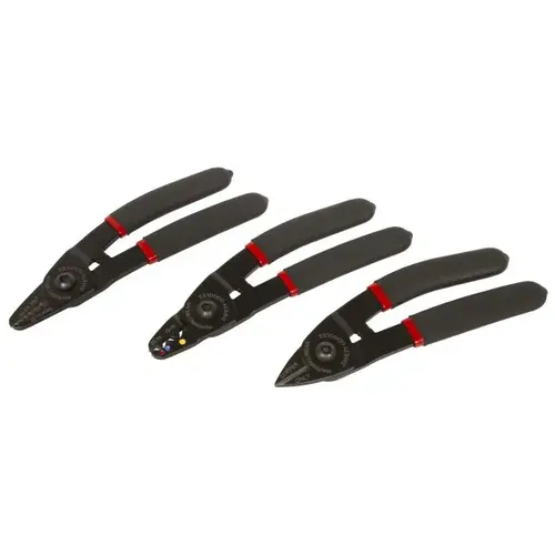 3 PIECE MINI STRIPPER/CUTTER/CRIMP PLIER 3 PIECE MINI STRIPPER/CUTTER/CRIMP PLIER