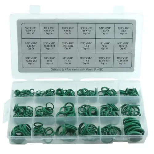 270 Piece HNBR O-Ring Assortment 270 Piece HNBR O-Ring Assortment