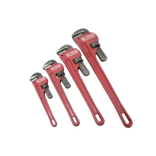 Pipe Wrench Set 4 Piece: 8 Inch, 10 Inch, 14 Inch, 18 Inch Pipe Wrench Set 4 Piece: 8 Inch, 10 Inch, 14 Inch, 18 Inch