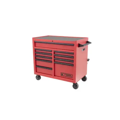 Tool Box 41 Inch Premium 10 Drawer Double Bay 1,000 Pound (Matte Red) Tool Box 41 Inch Premium 10 Drawer Double Bay 1,000 Pound (Matte Red)