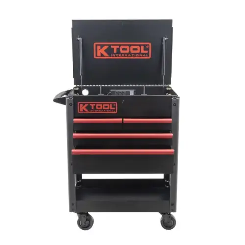Service Cart 35 in. Premium 4 Drawer 500 lb. (Matte Black) Service Cart 35 in. Premium 4 Drawer 500 lb. (Matte Black)