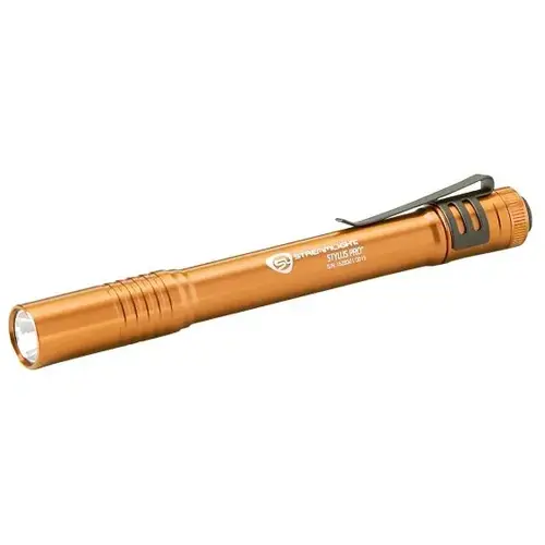 Stylus Pro - Orange - Clam - White LED Stylus Pro - Orange - Clam - White LED