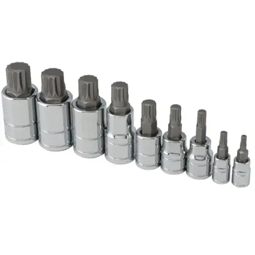 9-PC 1/4 IN. 3/8" AND 1/2" DR 9-PC 1/4 IN. 3/8" AND 1/2" DR