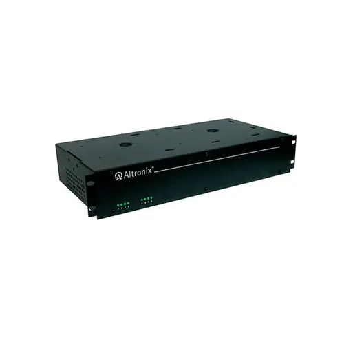 CCTV Isolated AC Rack Mount Power Supply, 115VAC 50/60Hz at 2.7A Input, 8 Isolated PTC Protected Outputs 24VAC at 12.5A CCTV Isolated AC Rack Mount Power Supply, 115VAC 50/60Hz at 2.7A Input, 8 Isolated PTC Protected Outputs 24VAC at 12.5A