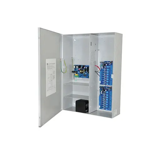 Access Power Controller, 115VAC 60Hz at 1.9A Input, One AL1012ULXB, 16 PTC Protected Outputs 12VDC at 9A Access Power Controller, 115VAC 60Hz at 1.9A Input, One AL1012ULXB, 16 PTC Protected Outputs 12VDC at 9A