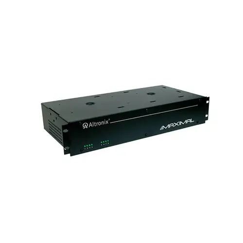 Rack Mount Access Power Controller, 115VAC 60Hz at 1.9A Input, 8 Fuse Protected Outputs 12VDC at 4A or 24VDC at 3A Rack Mount Access Power Controller, 115VAC 60Hz at 1.9A Input, 8 Fuse Protected Outputs 12VDC at 4A or 24VDC at 3A