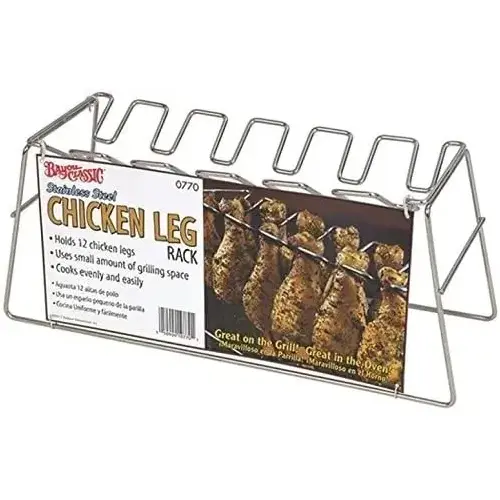 Stainless Steel Chcken Leg & Wing Rack Stainless Steel Chcken Leg & Wing Rack