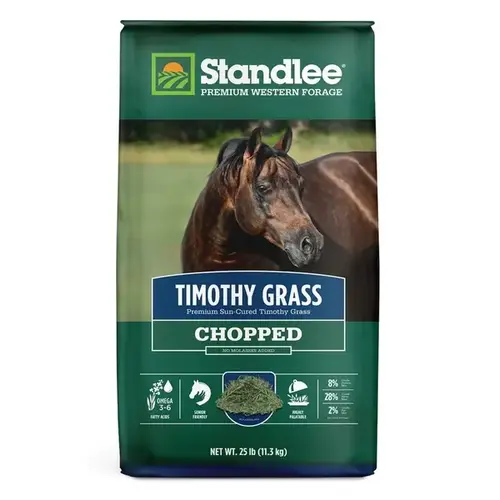 25 Lb. Premium Timothy Grass Chopped Hay Horse Feed 25 Lb. Premium Timothy Grass Chopped Hay Horse Feed