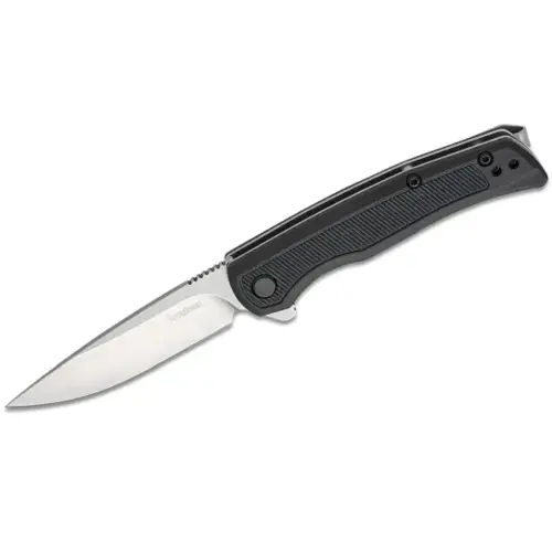 Outfield Assisted Open Liner Lock 4Cr14 Drop Point Blade with Stonewashed finish Outfield Assisted Open Liner Lock 4Cr14 Drop Point Blade with Stonewashed finish