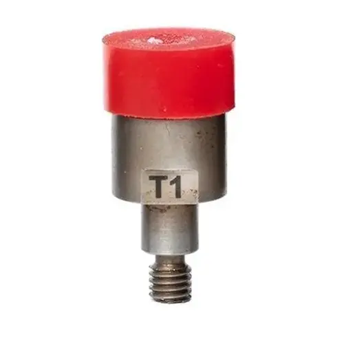 SPR 6.0mm hole punch die, T1 male, w/ M6 mount post for UNI-6700 riveting tool. SPR 6.0mm hole punch die, T1 male, w/ M6 mount post for UNI-6700 riveting tool.