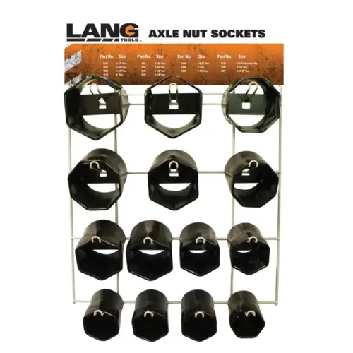 14PC Axle Nut Display 14PC Axle Nut Display