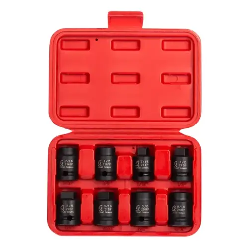 8PC 1/2"DR PIPE PLUG SOCKET SET 8PC 1/2"DR PIPE PLUG SOCKET SET