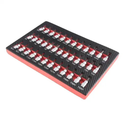 37 Pc. Bit Socket Set in EVA Foam 37 Pc. Bit Socket Set in EVA Foam