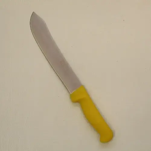 8" Butcher/Food Processing Knife - Yellow 8" Butcher/Food Processing Knife - Yellow
