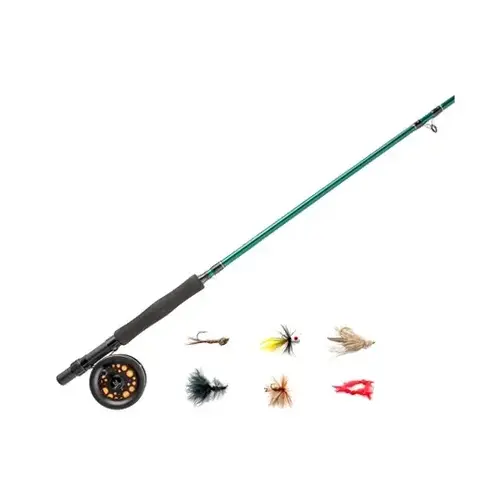 Zebco Complete Fly Fishing Kit w/ Custom Fly Assortment Zebco Complete Fly Fishing Kit w/ Custom Fly Assortment