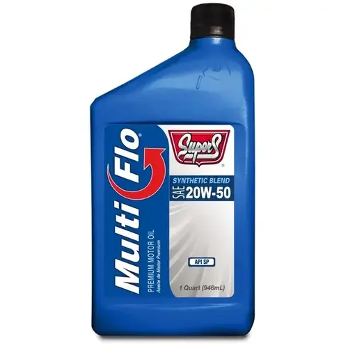 Super S Multi-Flo Synthetic Blend SAE 20W-50 SP Motor Oil - 1 Qt Super S Multi-Flo Synthetic Blend SAE 20W-50 SP Motor Oil - 1 Qt