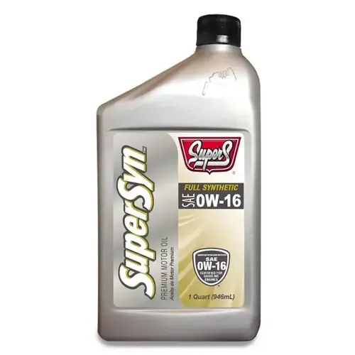 Super S SuperSyn SAE 0W-16 SP/GF-6B - 1 Qt Super S SuperSyn SAE 0W-16 SP/GF-6B - 1 Qt