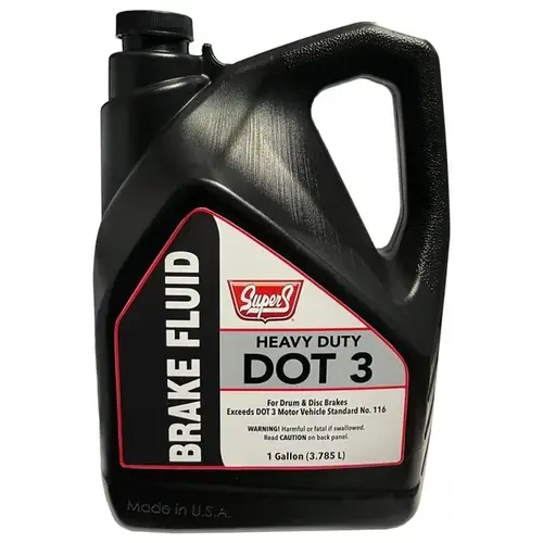Super S DOT 3 Heavy Duty Brake Fluid - 1 Gallon Super S DOT 3 Heavy Duty Brake Fluid - 1 Gallon
