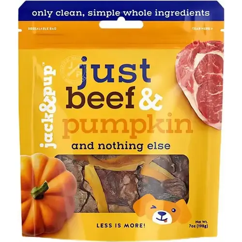 Just Beef & Pumpkin - 7 oz Bag Just Beef & Pumpkin - 7 oz Bag
