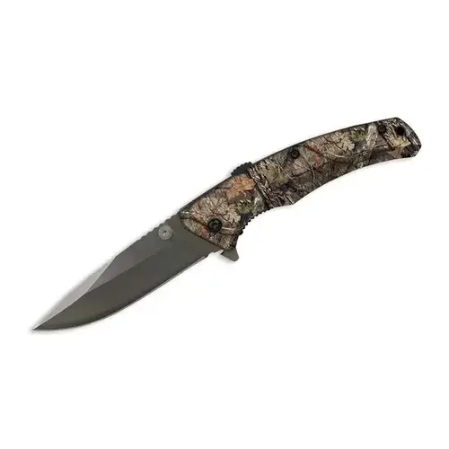 4.25" American Buffalo Elite Folding Assisted Opener Sidewinder Knife - Mossy Oak 4.25" American Buffalo Elite Folding Assisted Opener Sidewinder Knife - Mossy Oak
