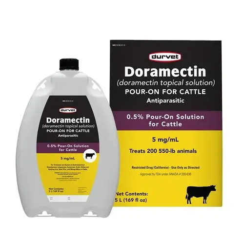 Doramectin Pour-On for Cattle 0.5% Solution - 5 L Doramectin Pour-On for Cattle 0.5% Solution - 5 L