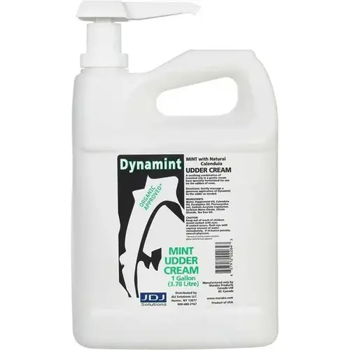 Dynamint White Udder Cream Gallon w/ Pump - 1 gal Dynamint White Udder Cream Gallon w/ Pump - 1 gal
