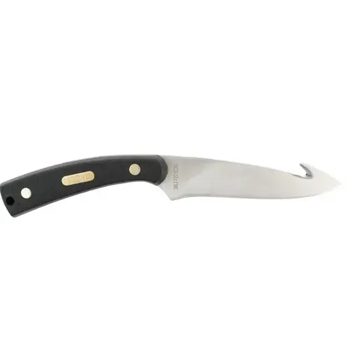 Old Timer Guthook Skinner Full Tang Fixed Blade Knife w/ Leather Sheath Old Timer Guthook Skinner Full Tang Fixed Blade Knife w/ Leather Sheath