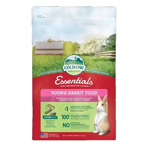 Oxbow Essentials Young Rabbit Food - 5 lbs Oxbow Essentials Young Rabbit Food - 5 lbs
